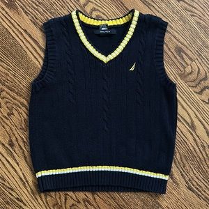 Boys Nautica Sweater Vest Size 4
